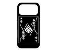 Carcasa para iPhone 17 Pro MAX Esqueleto Ace of Spades Juego de Cartas Poker Gambler Gothic