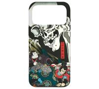 Carcasa para iPhone 17 Pro MAX Esqueleto Espectro Utagawa Kuniyoshi Arte japonés Halloween