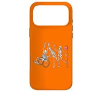 Carcasa para iPhone 17 Pro MAX Esqueletos de Enfermera Funny Halloween Healthcare CNA Medical Crew