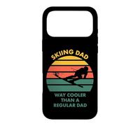 Carcasa para iPhone 17 Pro MAX Esquiando papá para Padre Que esquís Vintage Divertido Camino Enfriador
