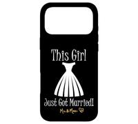 Carcasa para iPhone 17 Pro MAX Esta Chica Acaba de Casarse con el señor y la señora después del Vestido de Novia