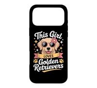 Carcasa para iPhone 17 Pro MAX Esta Chica ama Golden Retrievers Girls Golden Retriever