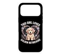Carcasa para iPhone 17 Pro MAX Esta Chica ama Golden Retrievers Girls Golden Retriever