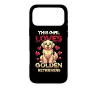 Carcasa para iPhone 17 Pro MAX Esta Chica ama Golden Retrievers Girls Golden Retriever