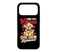 Carcasa para iPhone 17 Pro MAX Esta Chica ama Golden Retrievers Girls Golden Retriever