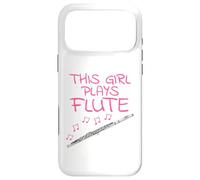 Carcasa para iPhone 17 Pro MAX Esta Chica Toca la Flauta, flautista músico de Viento