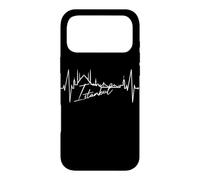 Carcasa para iPhone 17 Pro MAX Estambul Skyline Latido Corazon Turquía Mezquita Istanbul
