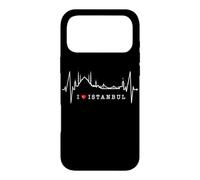 Carcasa para iPhone 17 Pro MAX Estambul Skyline Latido Corazon Turquía Mezquita Istanbul