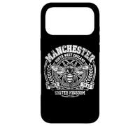Carcasa para iPhone 17 Pro MAX Estampado Blanco Envejecido con Abejas de Manchester, Inglaterra, Reino Unido, Desde el 79 d.C.