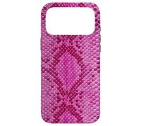 Carcasa para iPhone 17 Pro MAX Estampado De Leopardo Animal Print Elegante Serpiente Patrón Diseño Rosa