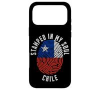 Carcasa para iPhone 17 Pro MAX Estampado en Mi Alma Chile Diseño Bandera Orgullo Chileno