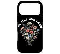 Carcasa para iPhone 17 Pro MAX Estar quieto y Conocer Las Escrituras Cristianas Inspiración Cristo