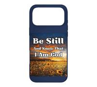 Carcasa para iPhone 17 Pro MAX Estar quieto y Saber: Salmos Biblia edificante pacífica Cristiana