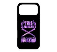 Carcasa para iPhone 17 Pro MAX Este clarinetista fue Creado para adorar al Clarinete Cristiano