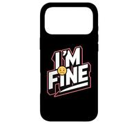 Carcasa para iPhone 17 Pro MAX Estoy Bien Declaración de Humor Ingenioso