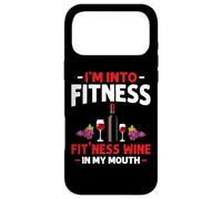 Carcasa para iPhone 17 Pro MAX Estoy en el Fitness Wine In My Mouth Funny Gym Workout Lover