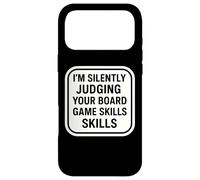 Carcasa para iPhone 17 Pro MAX Estoy juzgando Silenciosamente tu Fan de Juegos de Mesa de Habilidades de Juego de Mesa