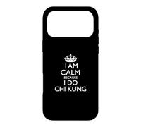 Carcasa para iPhone 17 Pro MAX «¡Estoy Tranquilo Porque Hago Chi Kung!» /Un Dicho Divertido de Chi Kung