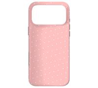 Carcasa para iPhone 17 Pro MAX Estuche Boho Tiny Pale Rose con Lunares para un Lindo Estilo