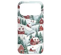Carcasa para iPhone 17 Pro MAX Estuche Christmas Village para un Ambiente Acogedor de