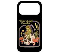 Carcasa para iPhone 17 Pro MAX Everybody Croaks Frog Skull Mushroom Retro Funny Adult Humor