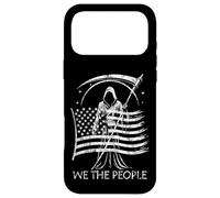 Carcasa para iPhone 17 Pro MAX Evil Grim Reaper Death USA Flag We The People Angustied