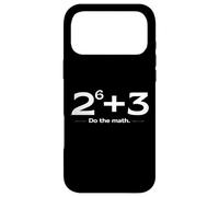 Carcasa para iPhone 17 Pro MAX Exponente Broma Matemática Álgebra Cálculo Profesor