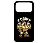 Carcasa para iPhone 17 Pro MAX F-Caw-F Pollo Divertido Sarcasmo Ironía Crazy Screaming F-Caw-F