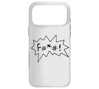 Carcasa para iPhone 17 Pro MAX ¡F@+#! Juramento Estilo cómic A la Mierda Todo Fuck
