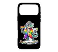 Carcasa para iPhone 17 Pro MAX Fabuloso Rainbow Pride-o-Saurus Rex