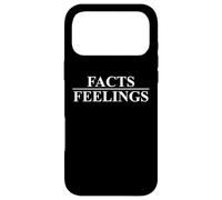 Carcasa para iPhone 17 Pro MAX Facts Over Feelings Sign Dont Facts Care About Your Feelings