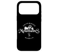 Carcasa para iPhone 17 Pro MAX Faith Can Move Mountains Matthew 17 20 Faith Moves Mountains