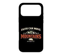 Carcasa para iPhone 17 Pro MAX Faith Can Move Mountains Retro Sunset Bible Verse Christian