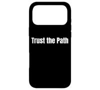 Carcasa para iPhone 17 Pro MAX Faith Inspired Spiritual Phrase Trust The Path Tees and More
