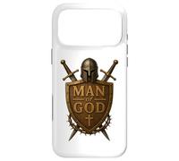 Carcasa para iPhone 17 Pro MAX Faithful Warrior Man of God Christian Men Knight Armor Dad