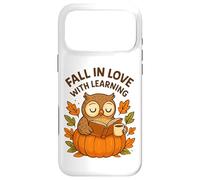 Carcasa para iPhone 17 Pro MAX Fall in Love with Learning Cute Owl Autumn Design