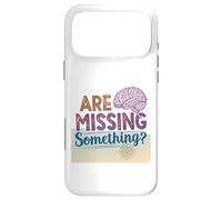 Carcasa para iPhone 17 Pro MAX Faltan Algo sarcástico Cerebro