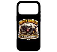 Carcasa para iPhone 17 Pro MAX Fan de Honey Badger: The Ultimate Badass, Genial y Amante de los Animales