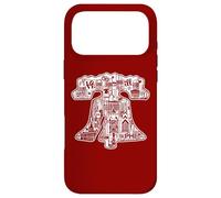 Carcasa para iPhone 17 Pro MAX Fanático de Filadelfia Liberty Bell Philly Fan City Skyline Art