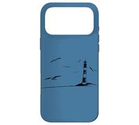 Carcasa para iPhone 17 Pro MAX Faro y Aves Marinas Gaviotas en la Costa