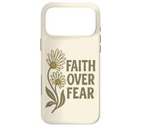 Carcasa para iPhone 17 Pro MAX Fe sobre el Miedo Christian Floral Daisy Bible