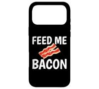 Carcasa para iPhone 17 Pro MAX Feed Me Bacon Funny para los Amantes del Tocino