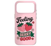 Carcasa para iPhone 17 Pro MAX Feeling Berry Good - Juego de Palabras de Fresa Positivo