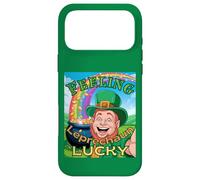 Carcasa para iPhone 17 Pro MAX Feeling Leprechaun Lucky Funny St Patrick's Day Rainbow