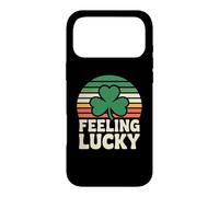Carcasa para iPhone 17 Pro MAX Feeling Lucky Retro Casino Humor St Patricks Day Vibes