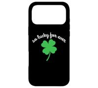 Carcasa para iPhone 17 Pro MAX Felicidad Trébol Trébol De La Suerte Solo Estoy Feliz