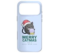 Carcasa para iPhone 17 Pro MAX Feliz Catmas y Feliz Año Miau