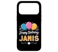 Carcasa para iPhone 17 Pro MAX Feliz cumpleaños Janis