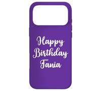 Carcasa para iPhone 17 Pro MAX Feliz Cumpleaños Tania