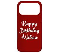 Carcasa para iPhone 17 Pro MAX Feliz Cumpleaños Wilson